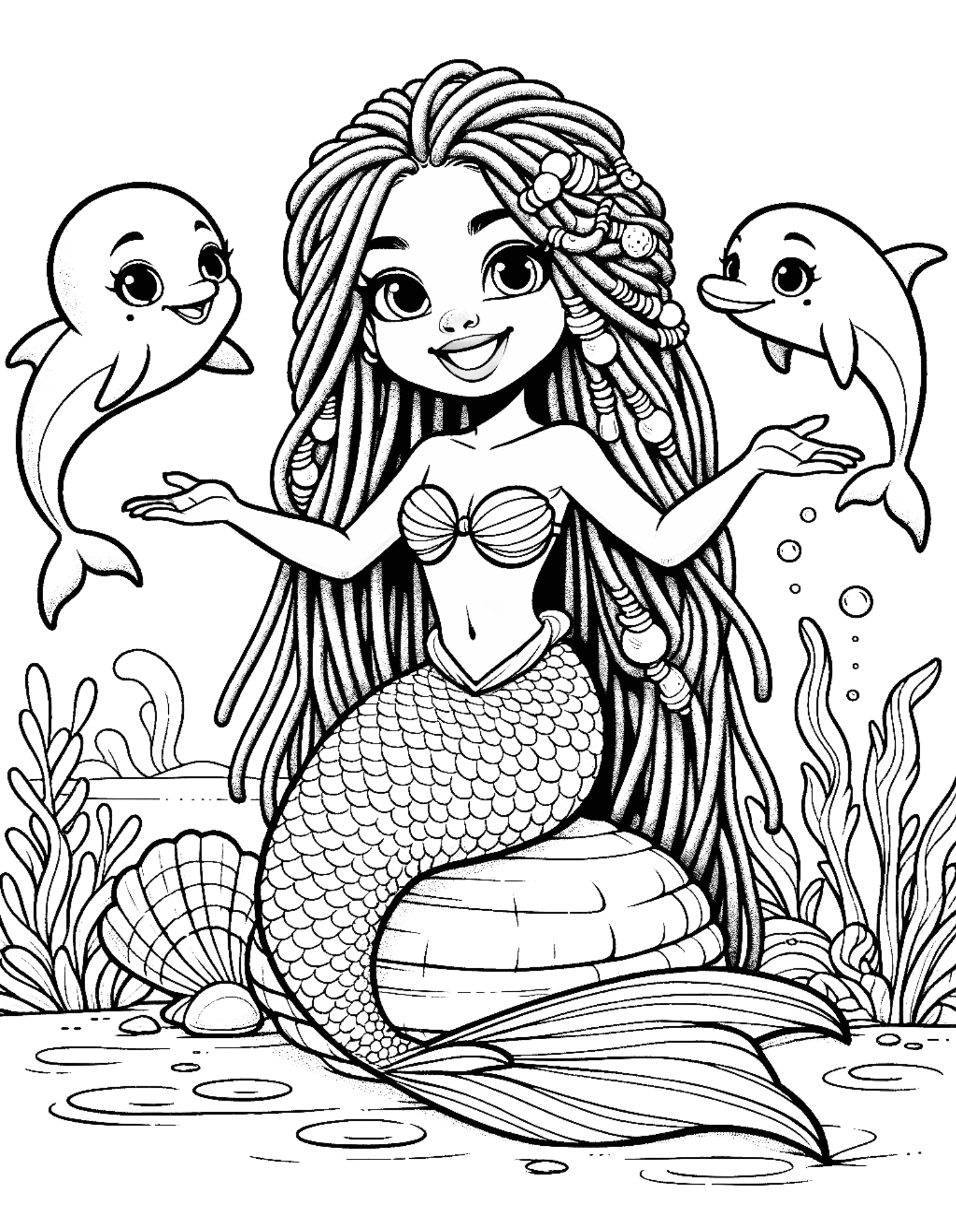 Cute Coral Cuties A Melanated Cocoa Cuties Coloring Book For Black Girls