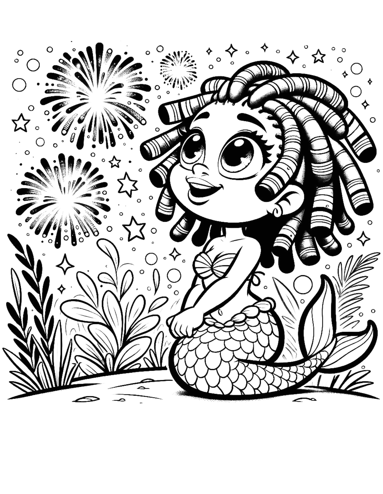 Cute Coral Cuties A Melanated Cocoa Cuties Coloring Book For Black Girls