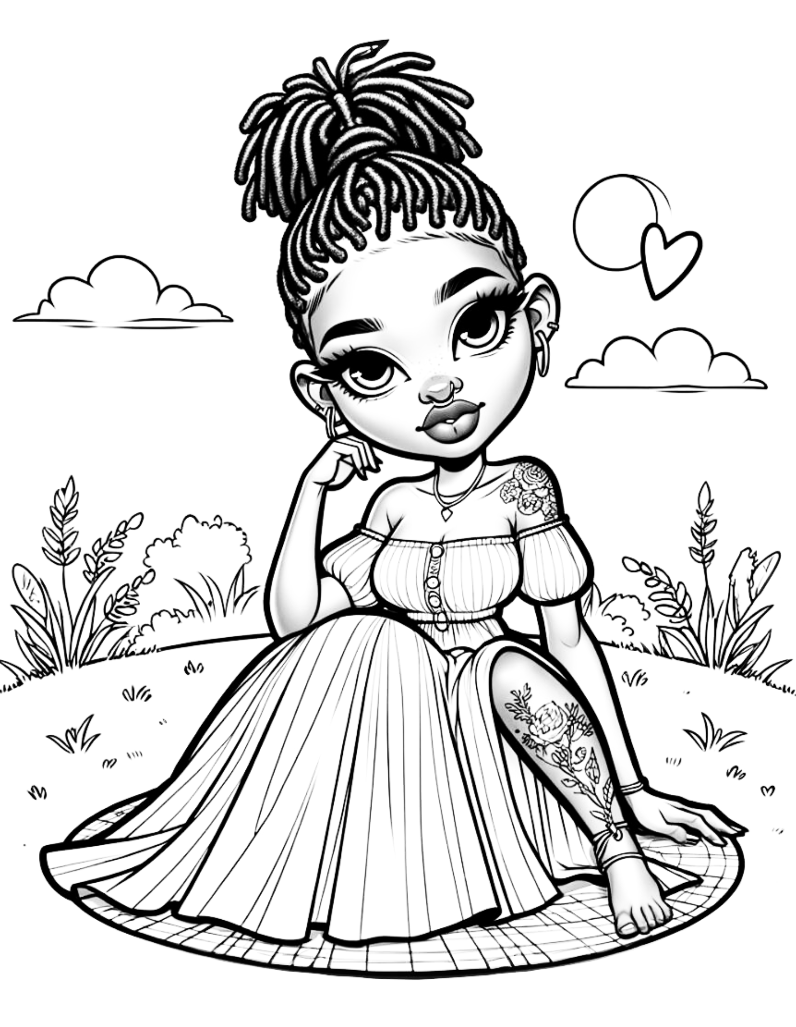 Love Letters In Every Shade A Melanated Cocoa Cuties Coloring Book For Black Women