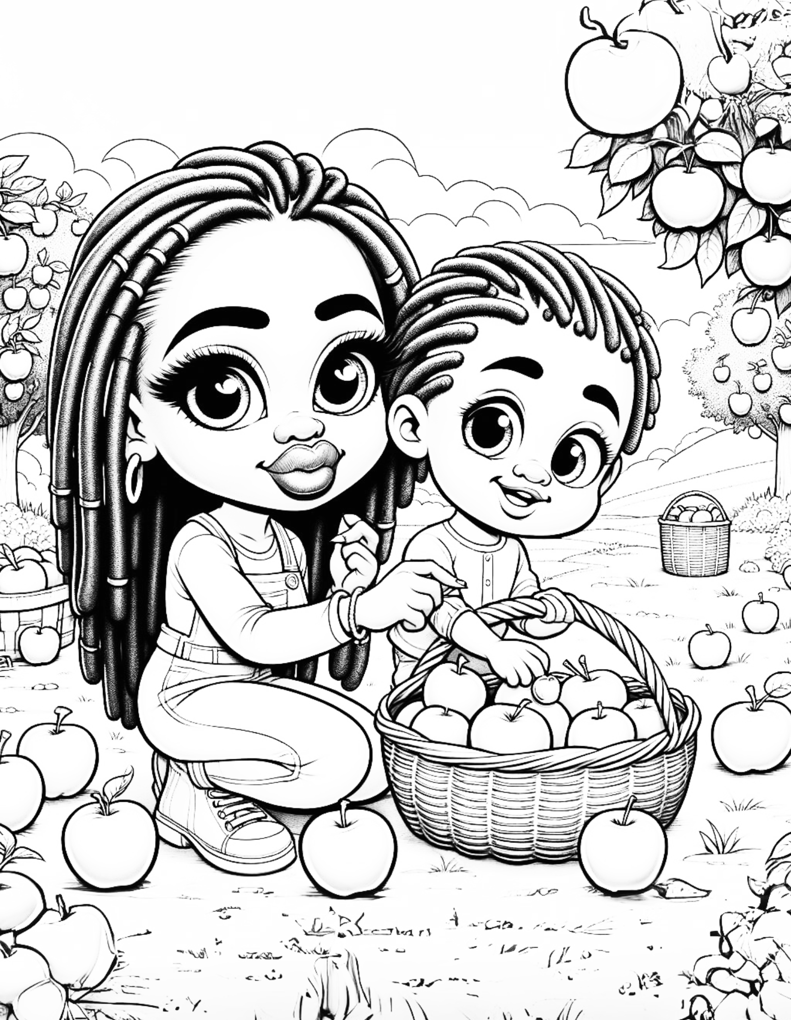 My Buddy And Me A Melanated Cocoa Cuties Coloring Book For Black Mothers And Their Sons