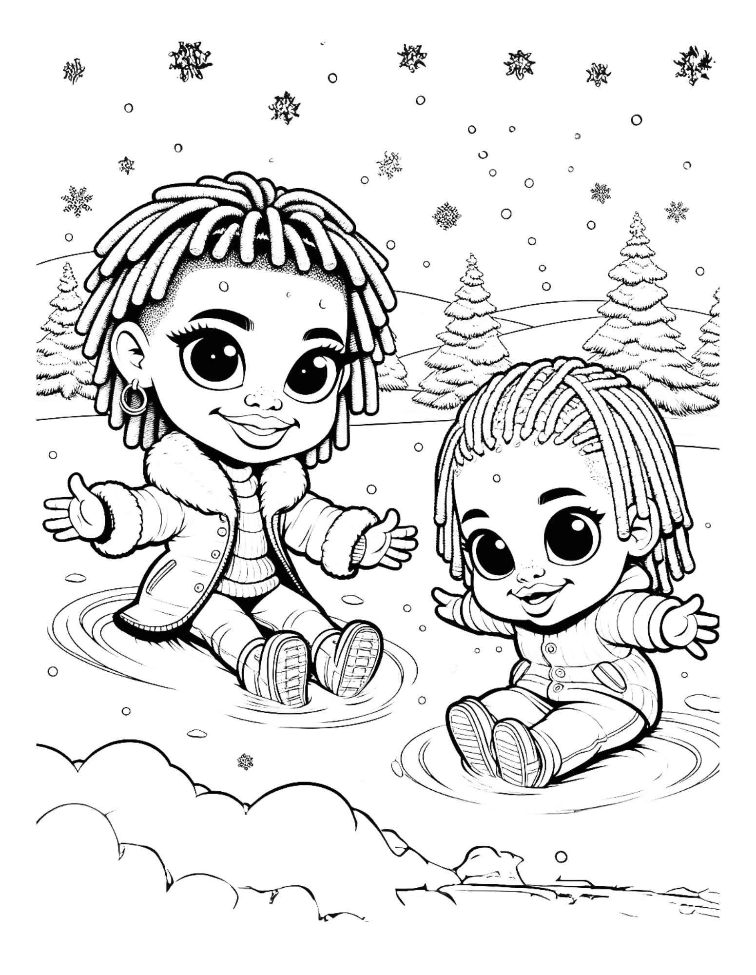 My Buddy And Me A Melanated Cocoa Cuties Coloring Book For Black Mothers And Their Sons