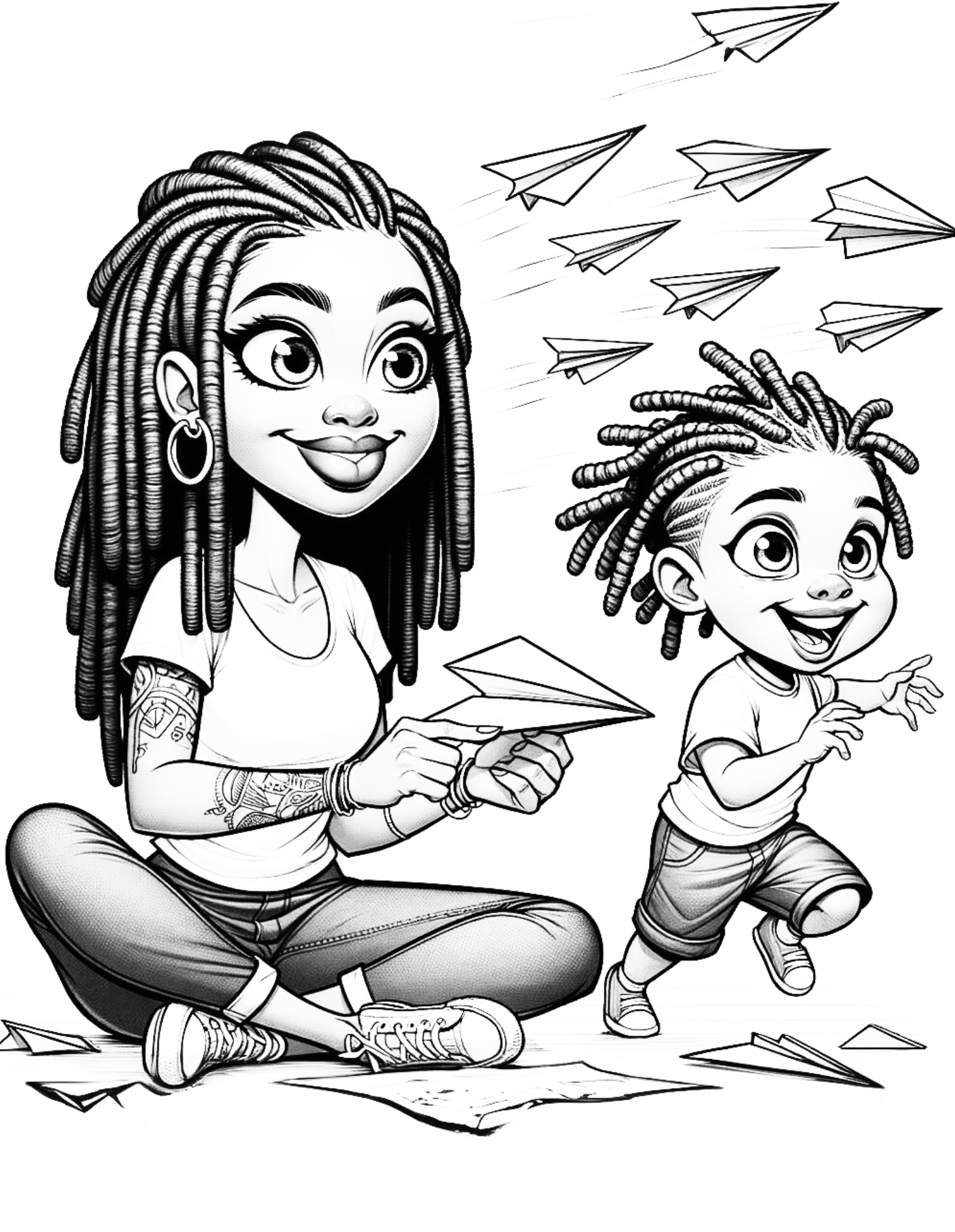 My Buddy And Me A Melanated Cocoa Cuties Coloring Book For Black Mothers And Their Sons