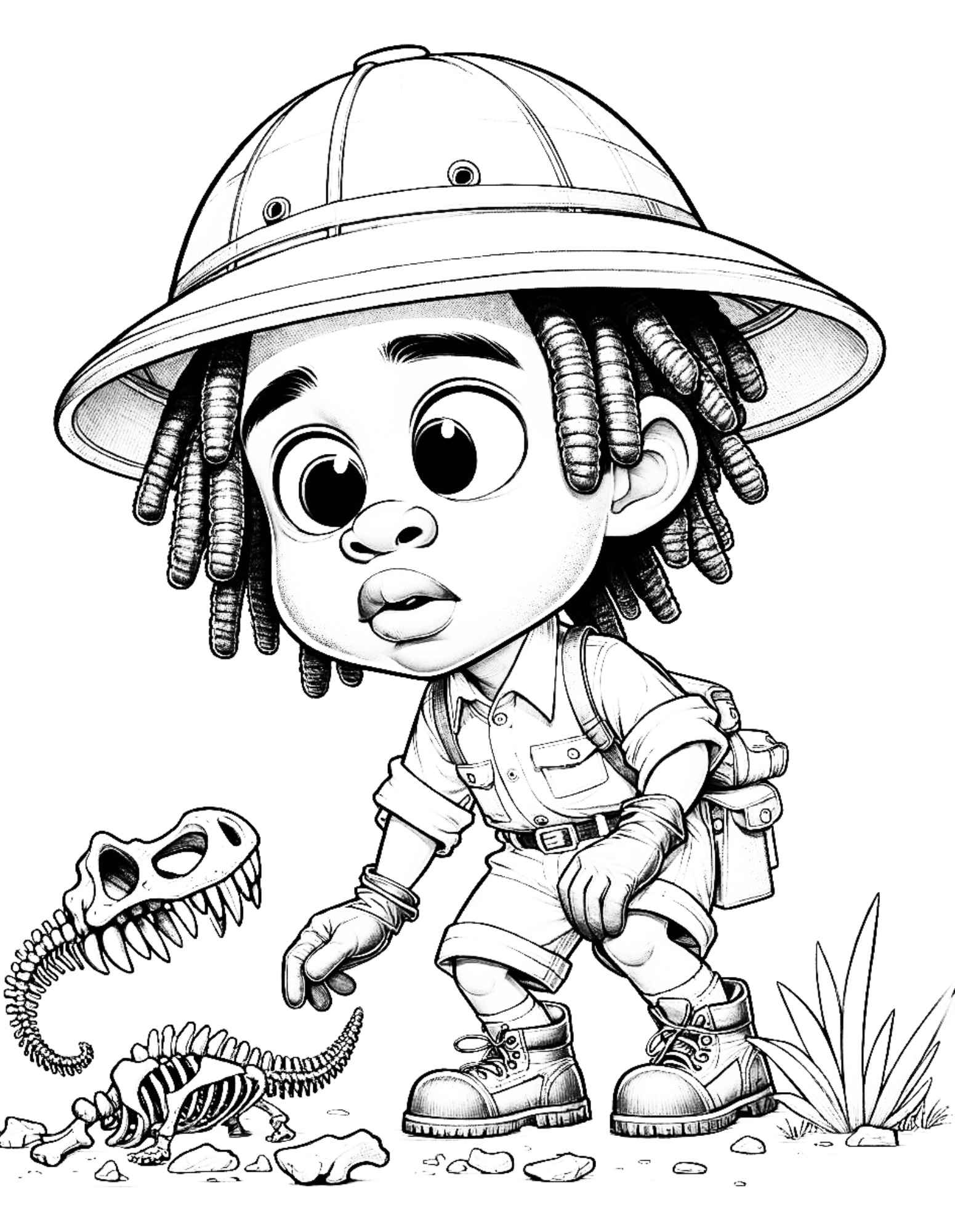 When I Grow Up A Melanated Cocoa Kings Coloring Book For Little Black Boys