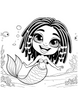 Cute Coral Cuties A Melanated Cocoa Cuties Coloring Book For Black Girls